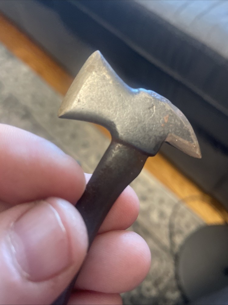 Vintage 4” Miniature Fire Firefighter Axe Cast Metal