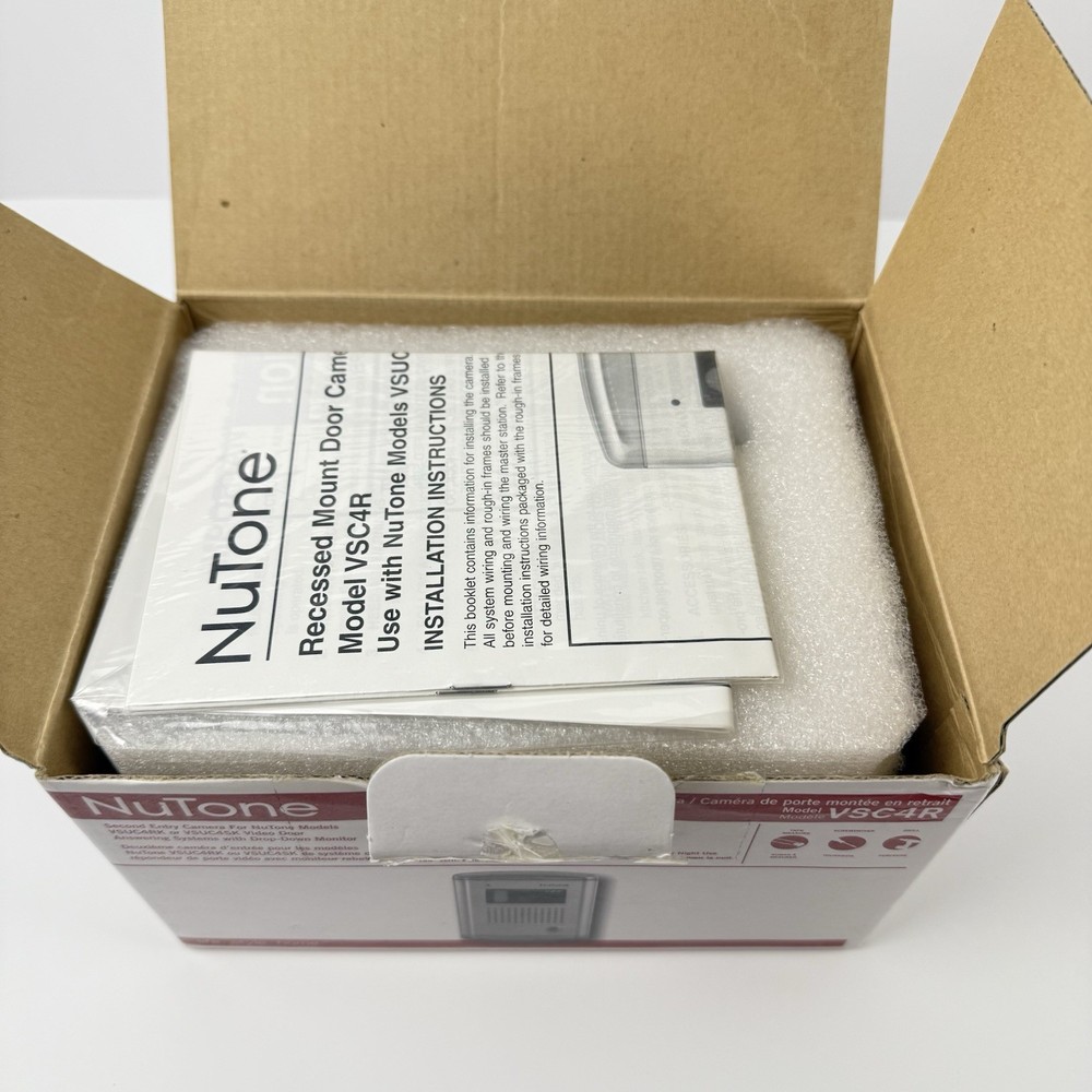 NuTone Security Camera VSC4R Video Recess Mounted Door Second Entry Answering