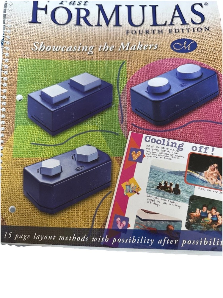 Creative Memories Fast Formulas 4th & 5th Editions - Layout Methods Ideas Spiral