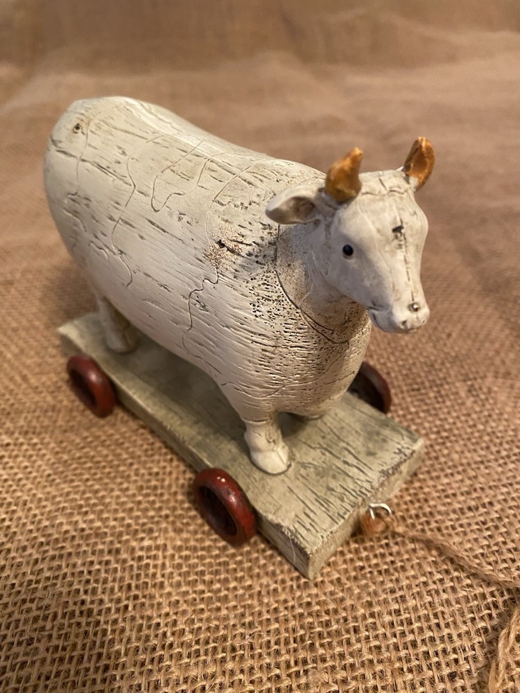 Pull Along Vintage Farm Animals