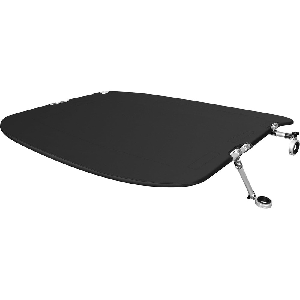 Universal Wakeboard Tower Mounted Flat Cargo Bimini Top Cover 600D Canvas Frame
