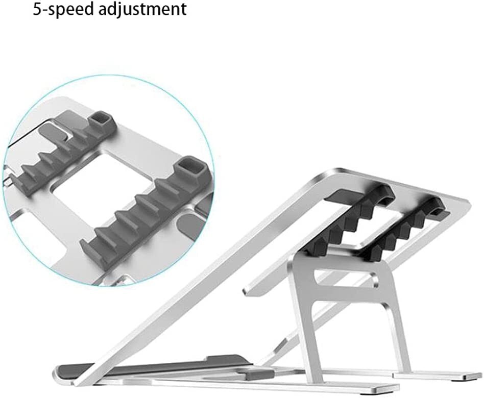 Laptop Tablet Holder, Tablet Stand, Adjustable Laptop Riser with Heat-Vent