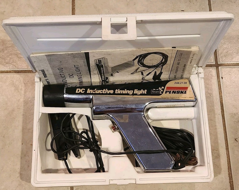 SEARS/PENSKE #244.2138 DC INDUCTIVE TIMING LIGHT KIT VINTAGE