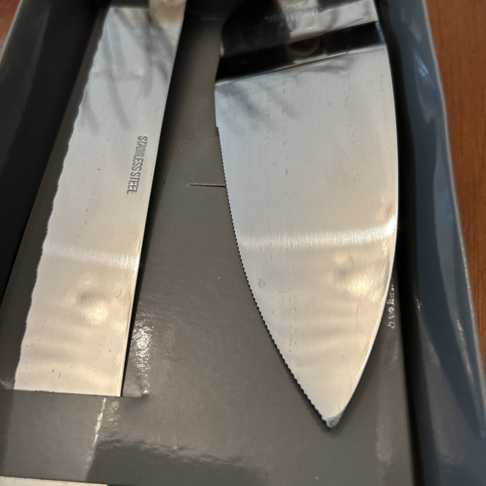 Original Box, Studio His & Hers Wedding Serving Set, Cake Knife w/Server