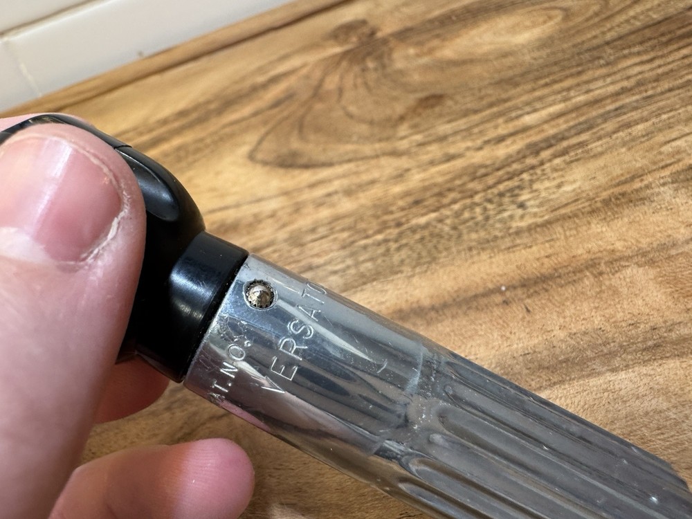 Vintage Versa Ratchet Multi Utility Tool Chrome W Box