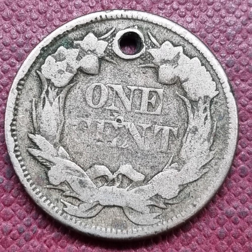 1858 Flying Eagle Cent 1c Better Grade Details #78689