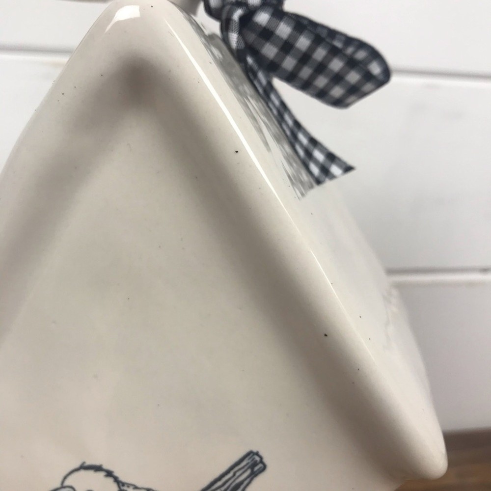 Rae Dunn Perch Slanted Birdhouse NEW