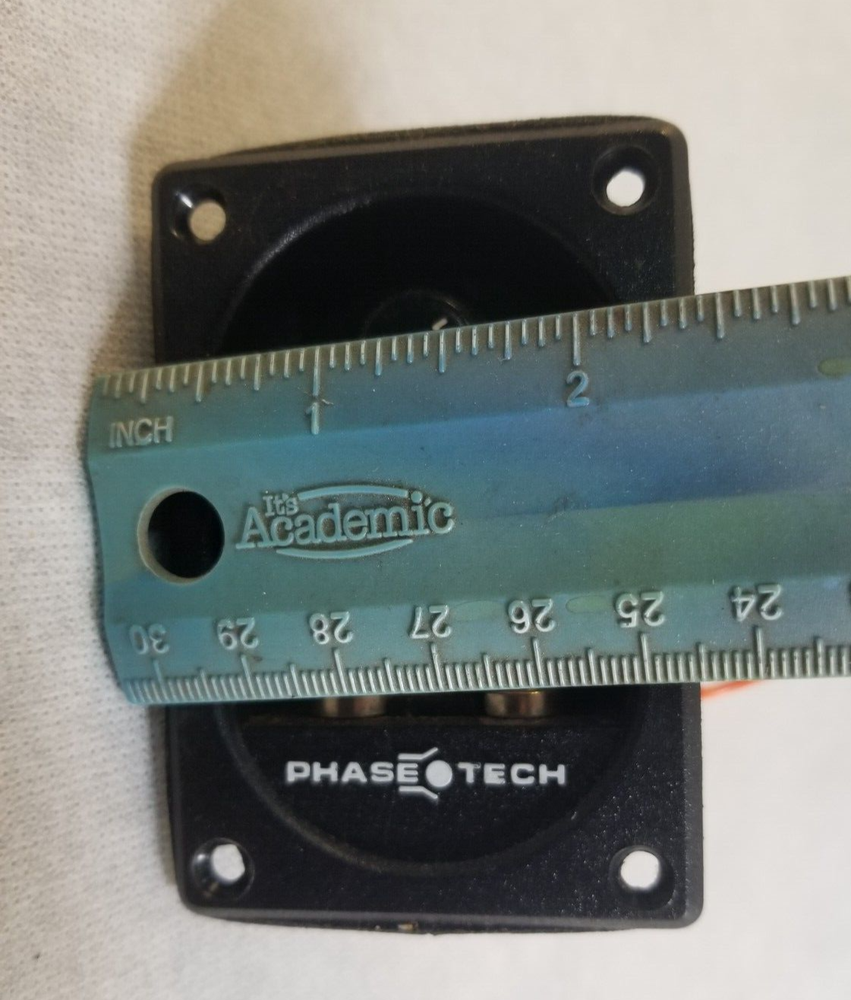 PHASE TECHNOLOGY PC 40 Bookshelf Speaker INPUT TERMINAL w Fuse