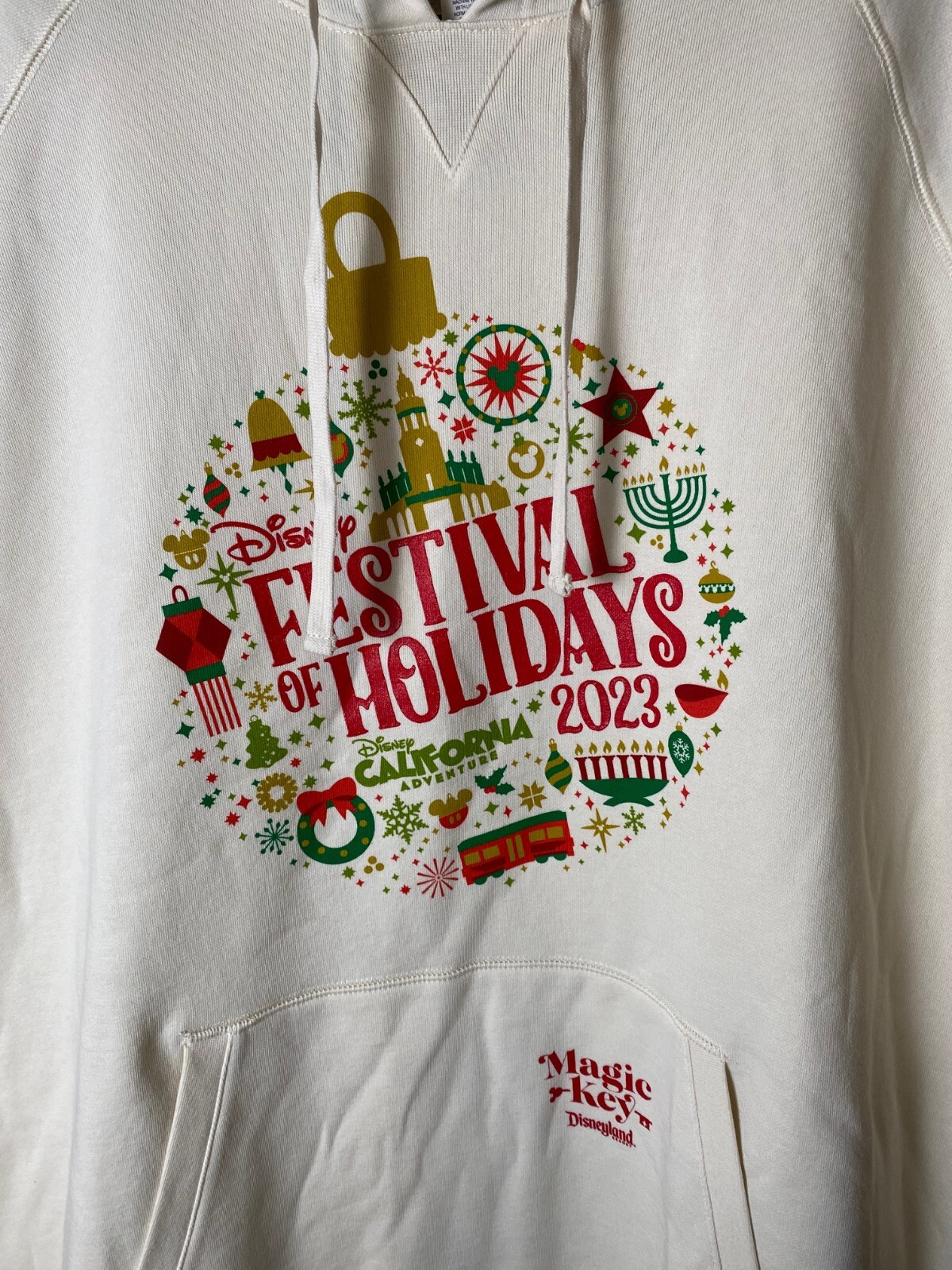 NWT-DISNEY California Adventure Festival Of Holidays 2023 Hoodie SZ 3X