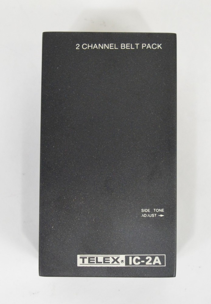 Telex IC-2A 2-Channel Wired Intercom Stereo Belt Pack
