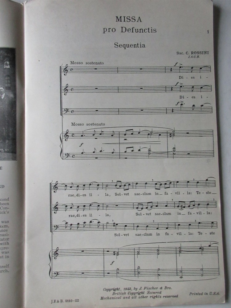 The Catholic Choirmaster Autumn Issue 1922