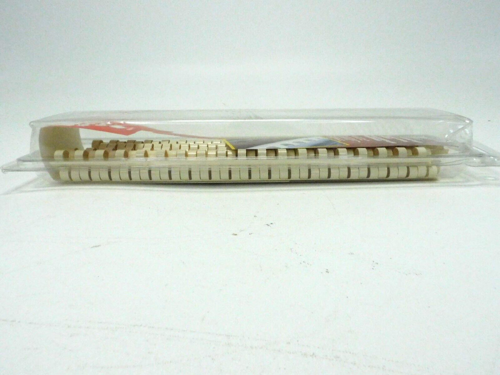 Ibico Plastic Binding Combs White - Pack of 25 Binding Combs