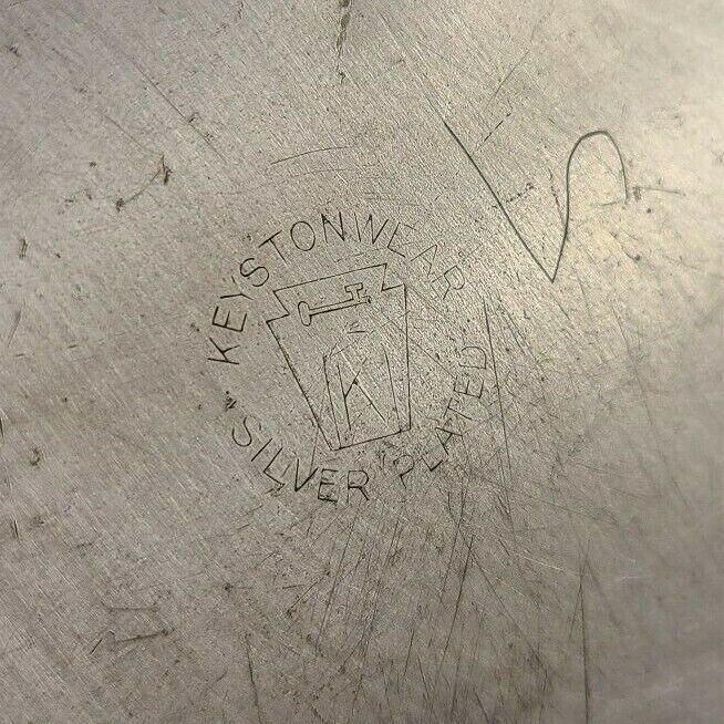 Vintage Silverplate Divided Bowl Oblong Rectangle Serving Dish - Keystonewear