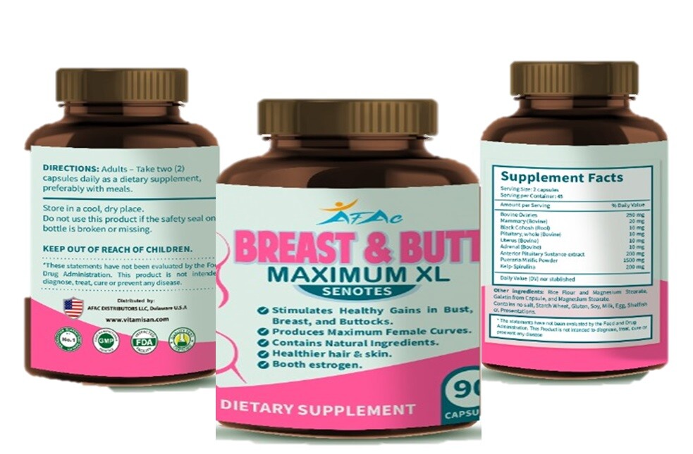 THICK BREAST BUTT THIGHS HIPS WEIGHT GAIN 90 capsules get