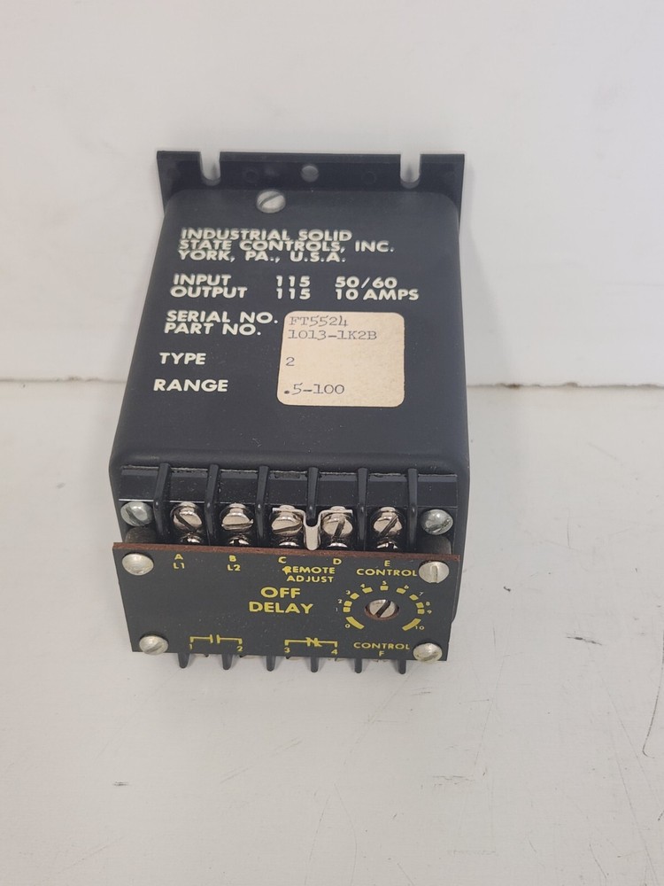 NEW OLD STOCK! ISSC DELAY RELAY 1013-1K2B