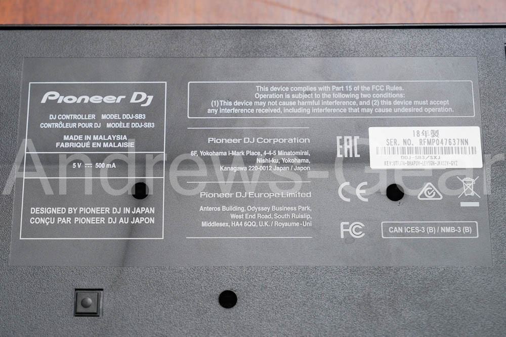 Pioneer DJ DDJ-SB3 2-Channel DJ Controller