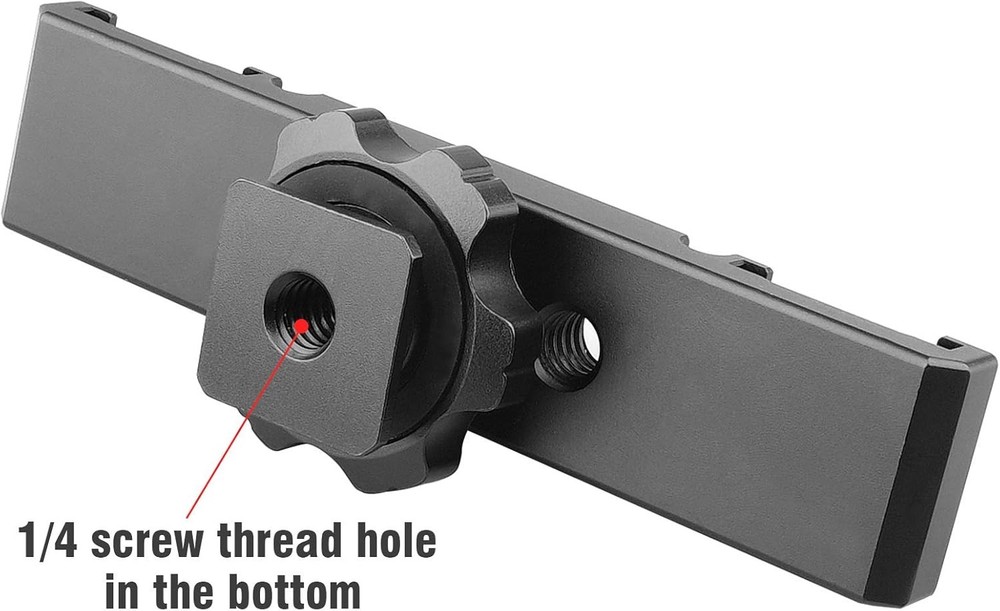 Dual Cold Shoe Mount Bracket,Chromlives Hot