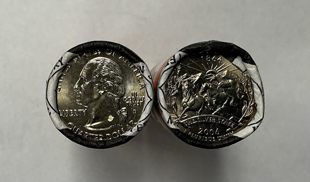 2006 P&D Nevada State Quarters Roll ~ Sealed Rolled