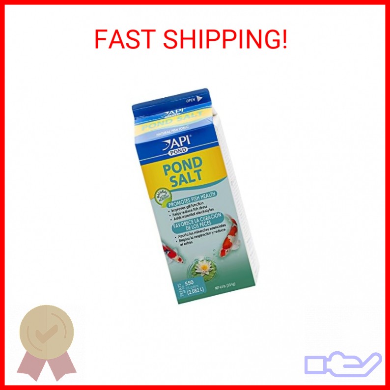 API POND SALT Pond Water Salt 4.4-Pound Container