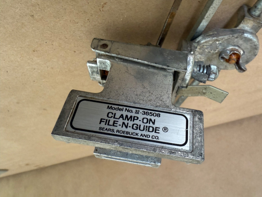 Vintage Sears Clamp - On File-N-Guide