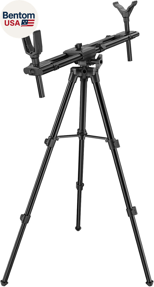 Hunting Rests, Shooting Tripod with Dual Frame, Flexible Orientation, Adjustable