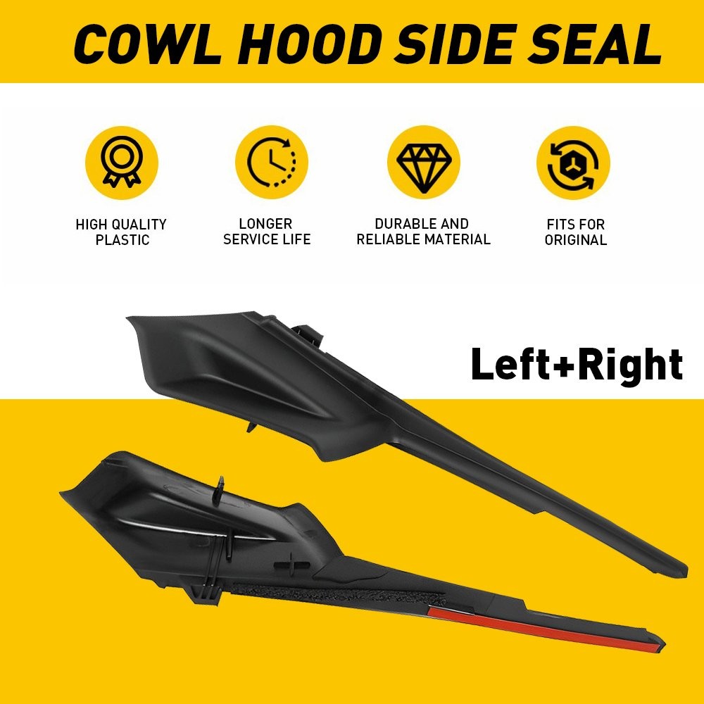 For 11-20 Sienna Outer Right Left Windshield Window Cowl Wiper Cover Panel USA