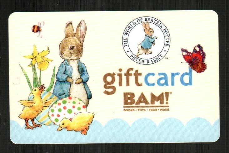 BOOKS-A-MILLION Beatrix Potter, Peter Rabbit ( 2012 ) Gift Card ( $0 )