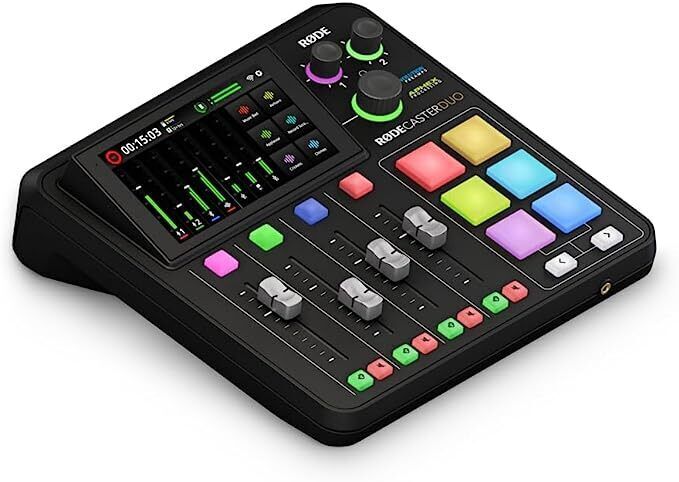 Rode RODECaster Duo Integrated Audio Production Studio Live Streaming Mixer