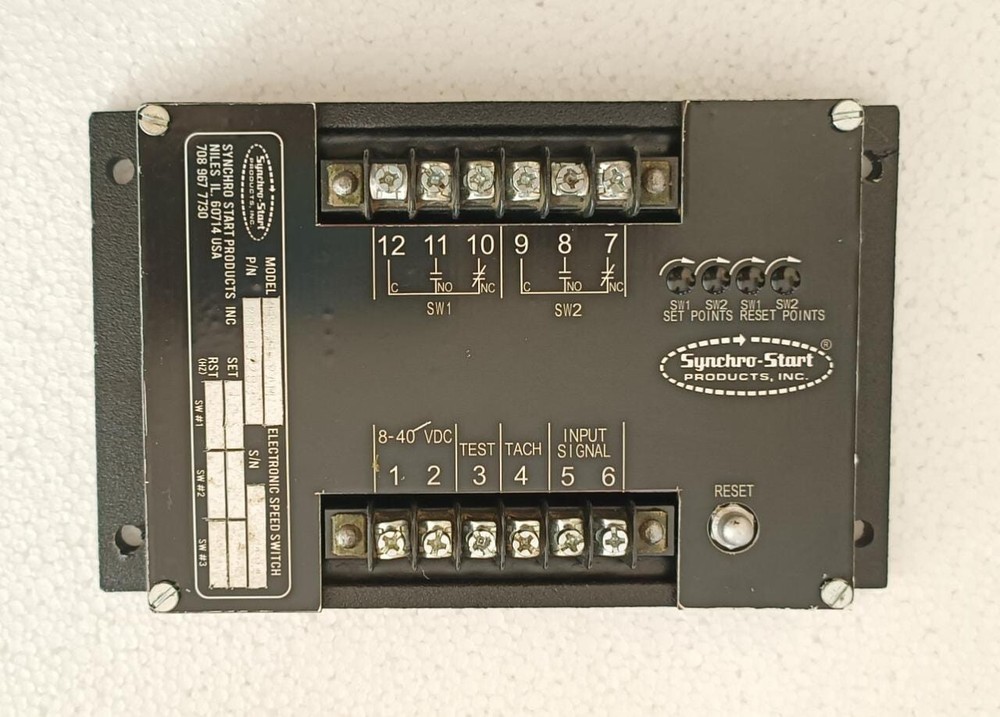 SYNCHRO START ESSE - 2AM SPEED SWITCH