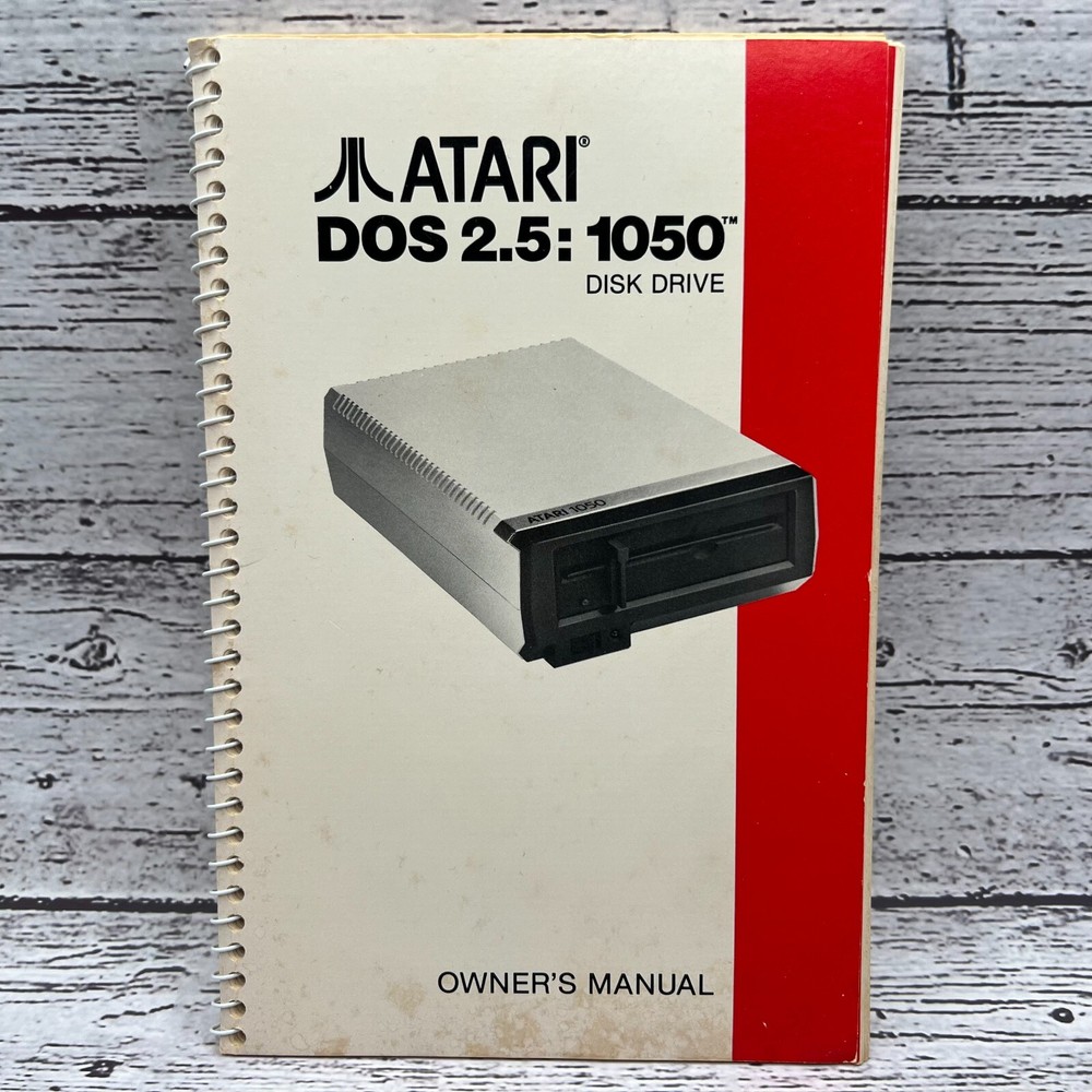 Atari DOS 2.5 1050 Disk Drive Owners Manual 1985