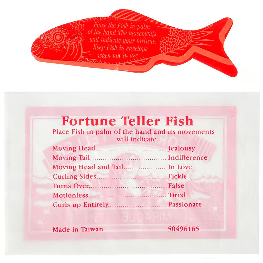 150 Fortune Teller Magic Miracle Fish Fortune Telling Fish Individual Envelopes