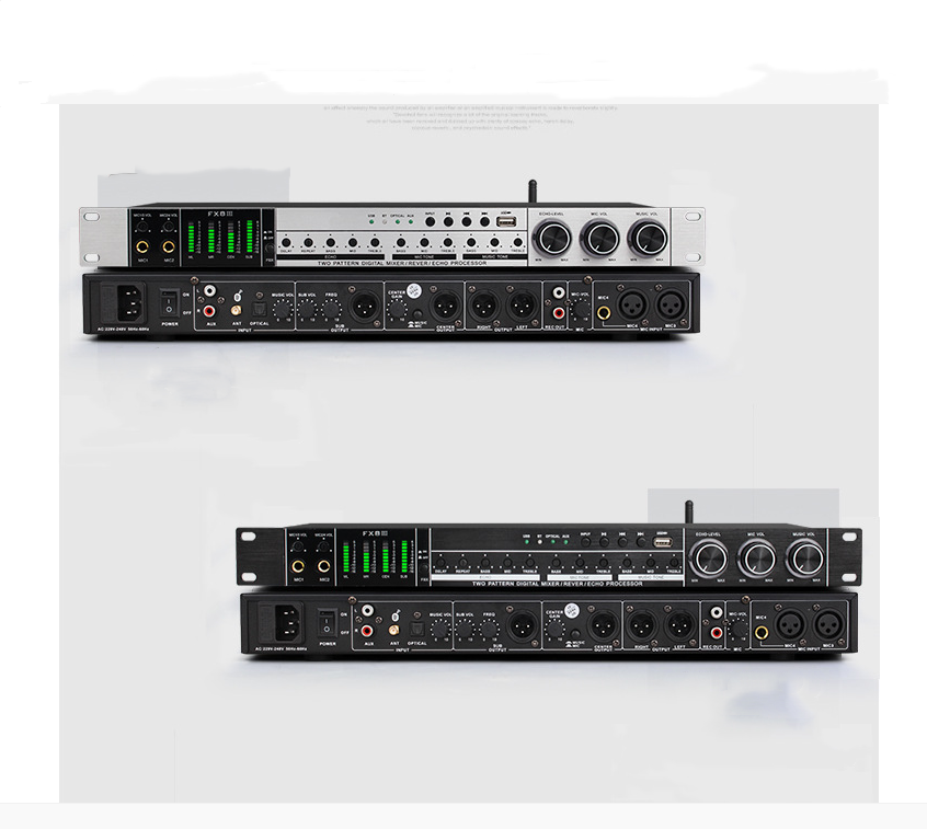 New Karaoke Pre-Effects KTV Professional Digital Audio Echo Effect Processor DSP