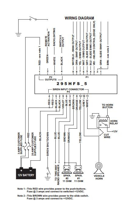 Whelen 295HFSA5 4 9 and 12 Pin Wiring Cable Kit Rear Accesory Connectors Power