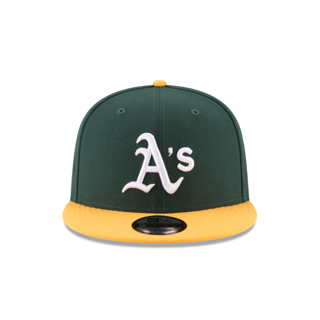 Oakland Athletics Basic 950 Adjustable Green & Yellow Snapback New Era Cap - NWT