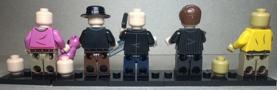 *NEW* Custom Lego Breaking Bad Minifigures 5 Pack