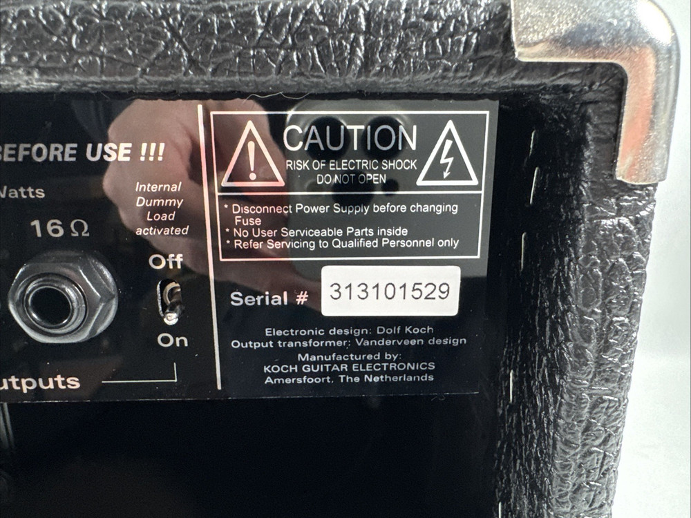 Koch Studiotone Guitar Amplifier Head 50 Watts With Custom Case