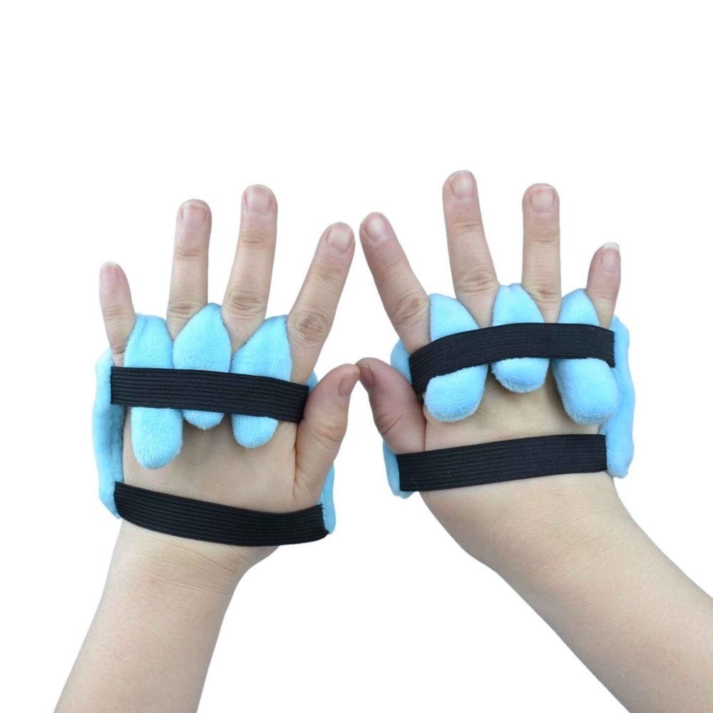 rainbowstar 1 Pair Palm Protector with Finger Separators for Contracture Prev...