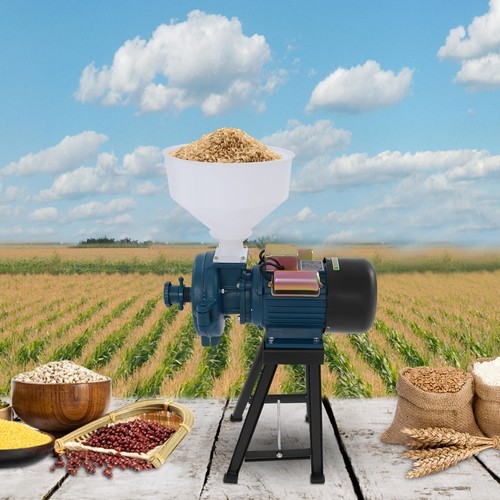Electric Mill Grinding Molino De Maiz With Funnel Electric Corn Grinder Machine