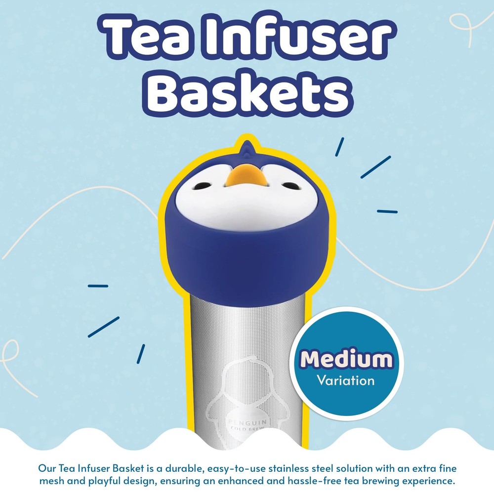 - Floating Tea Infuser Baskets - Stainless Steel Strainers for Loose Leaf Tea...