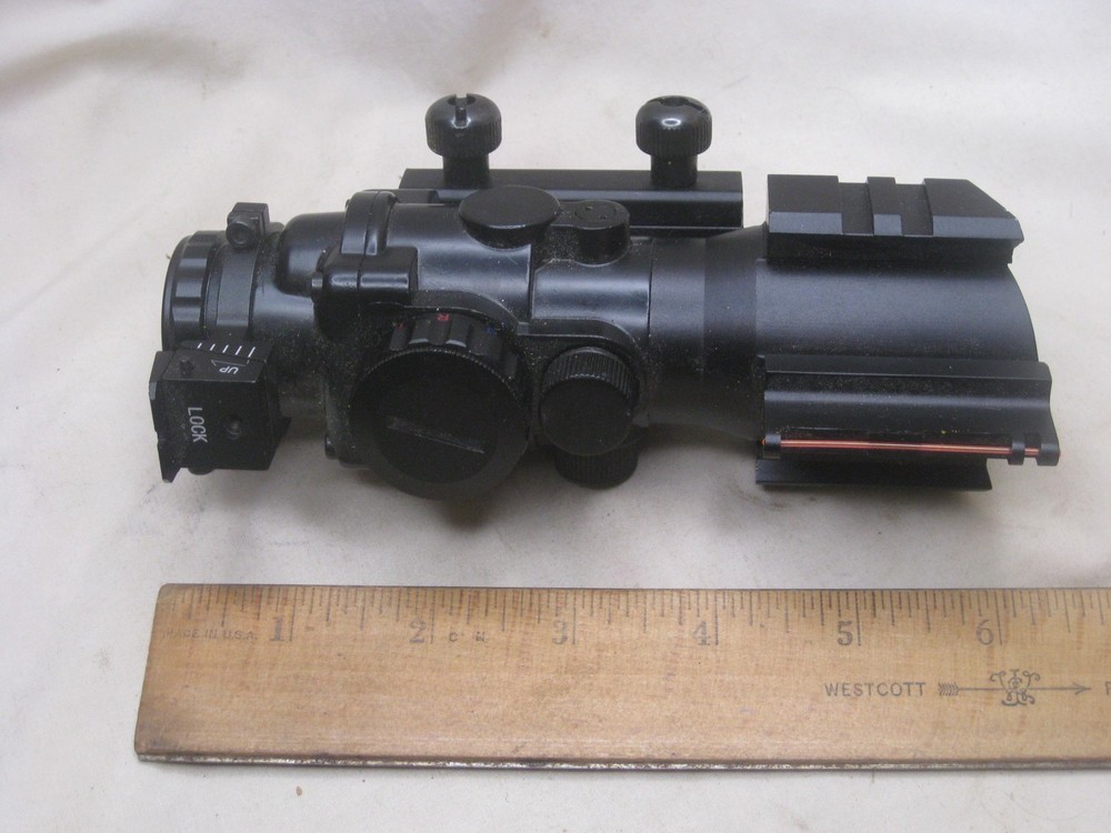 pre-owned sight scope fiber optic optical assist
