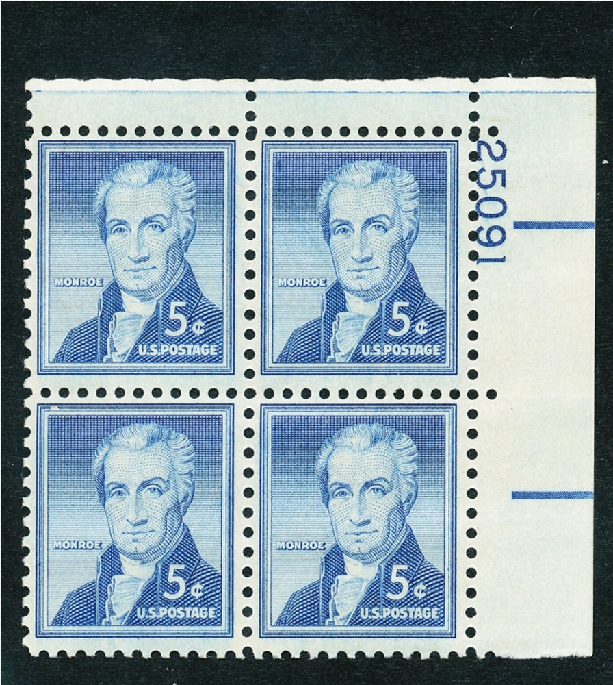 1038  plate block mint never hinged  ...... 162038