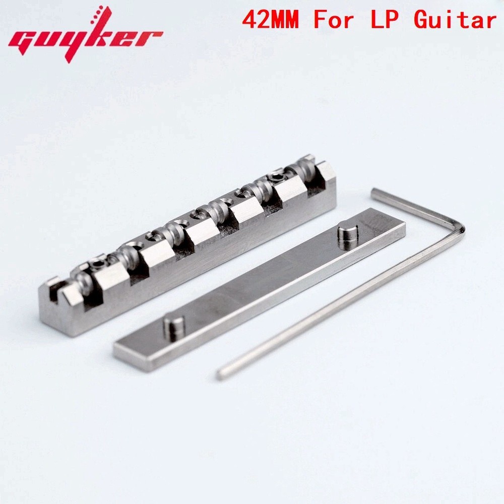 GUYKER Height Adjustable 42mmTitanium Alloy Ball Nut Guitar Nut For 6 String LP