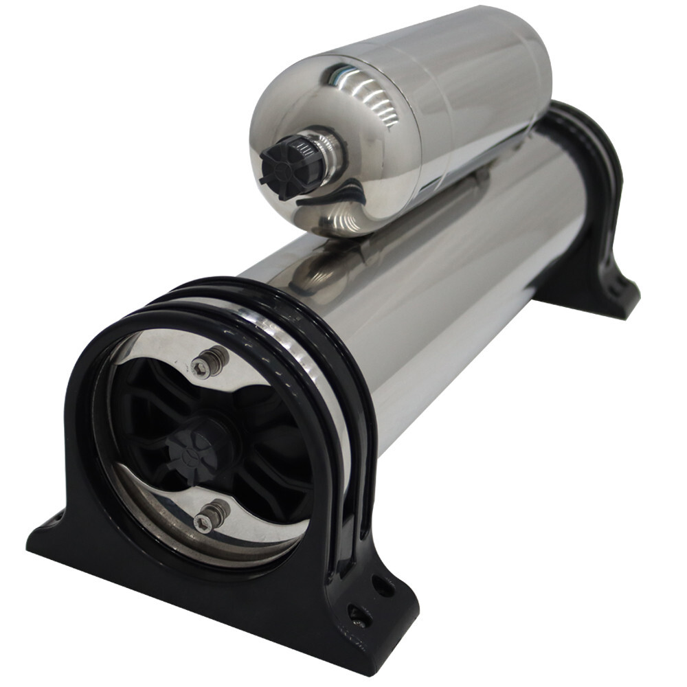 1000L Stainless Steel Water Purifier Household Vertical Double Filter Power-free