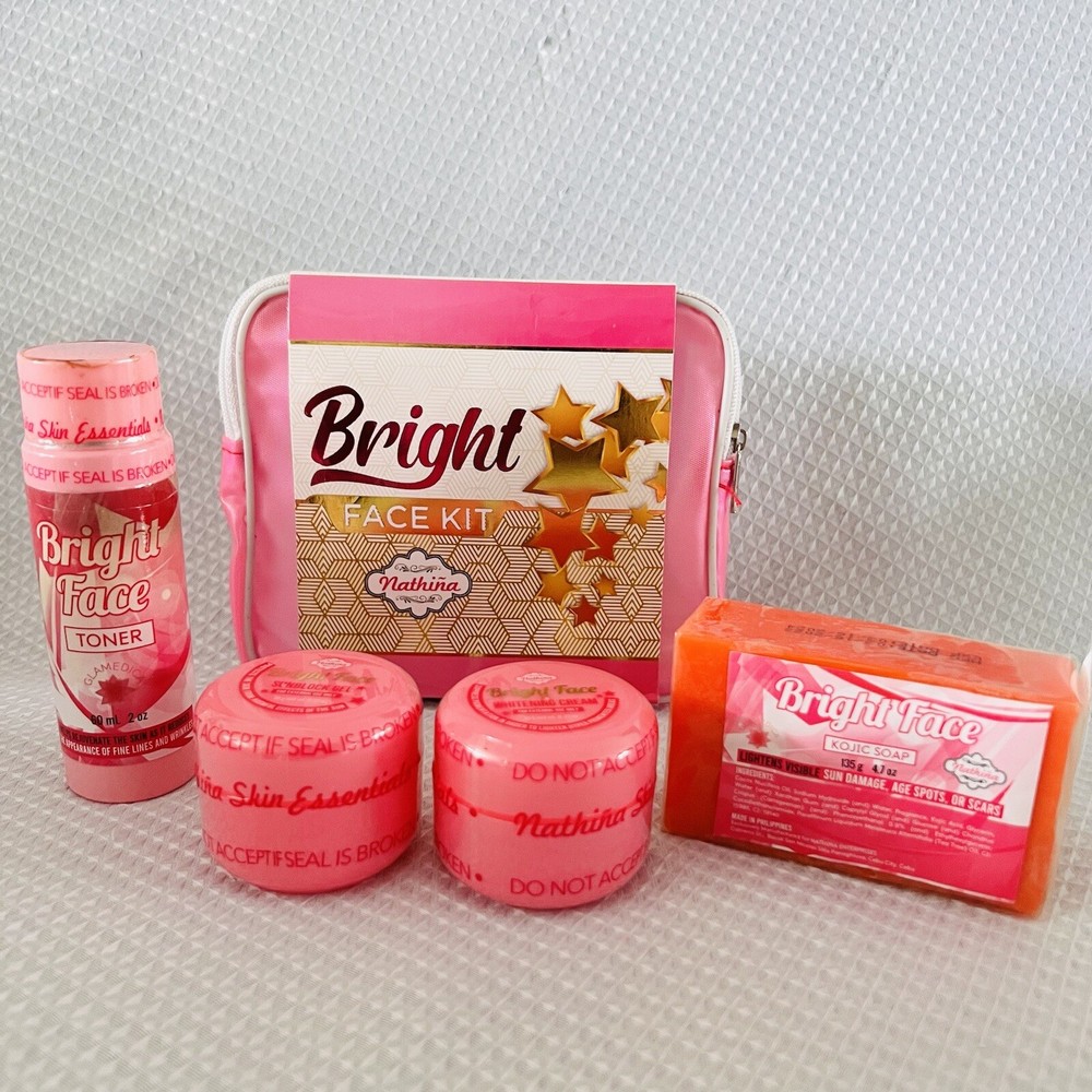 2x Nathina Bright Face Kit (New Packaging)