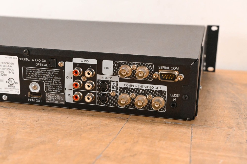 JVC SR-HD1500US Blu-Ray Disc & HDD Recorder CG01ULP