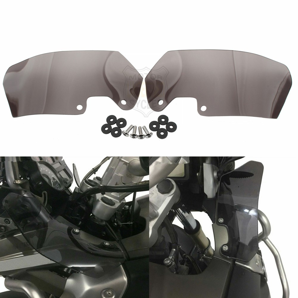 Windshield Side WindScreen Airflow Deflector Panel For BMW R1200GS ADV 2004-2012