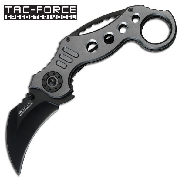 TAC FORCE Knife Pocket Folding Karambit Spring Assisted - Choose Color