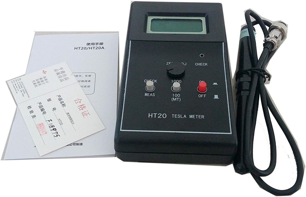 Digital Tesla Meter Gauss Meter Range 0.1mT-2000mT Resolution 0.1mT / 1mT