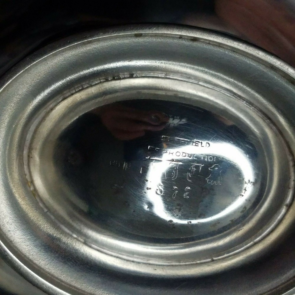 Sheffield Reproduction Silver Candy Nut Bon Bon Dish Bowl