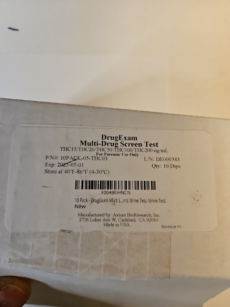 Thc Drug Tests,10 Dip Tests